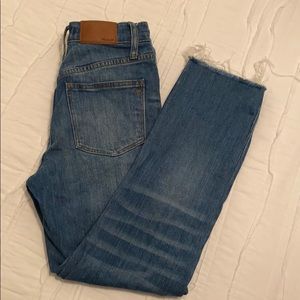 Madewell Cropped Straight Jeans